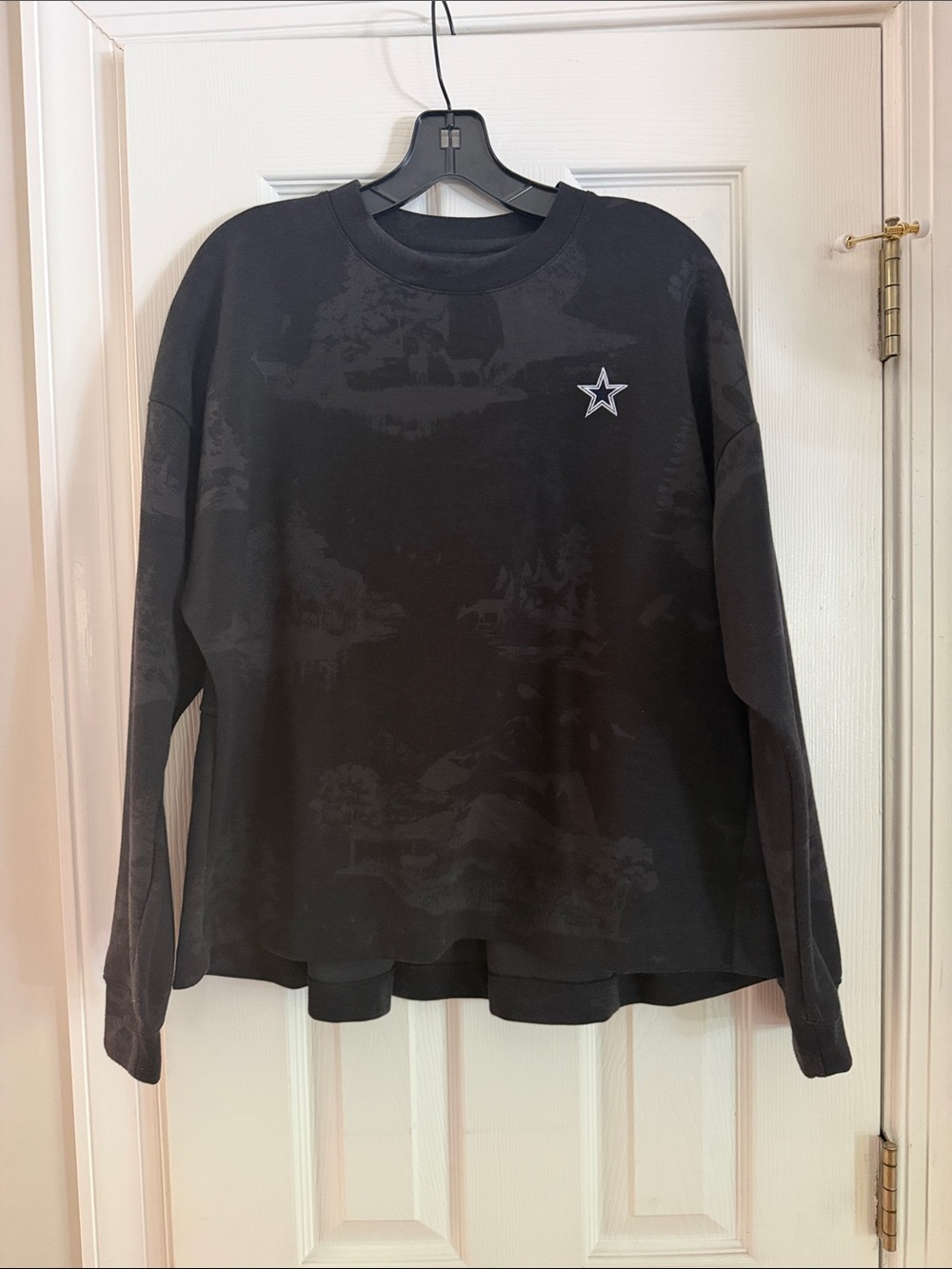Nike Peplum Dallas Cowboys Sweatshirt Sz Large